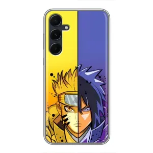 Купить Чехлы на телефон с принтом Anime для Samsung Galaxy A55 (Naruto Vs Sasuke)