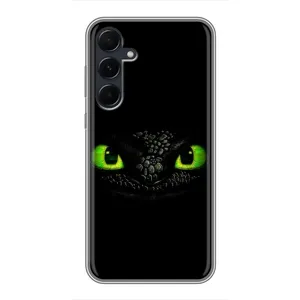 Чехол дракон Беззубик для Samsung Galaxy A55 (Глаза Беззубика)