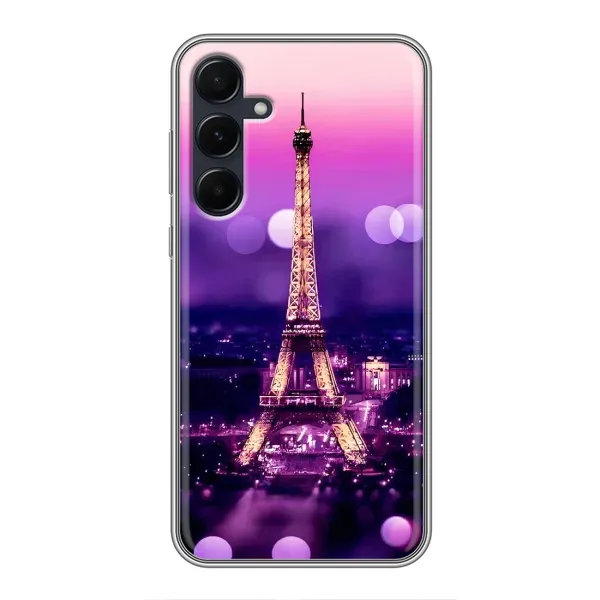 Чехол с рисунком «Париж башня» для Samsung Galaxy A55 Чехол с рисунком «Париж башня» для Samsung Galaxy A55
