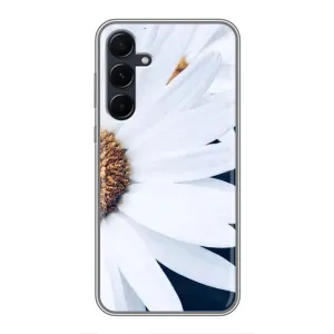 Чохол з ромашками на Samsung Galaxy A55 (Пів ромашки)