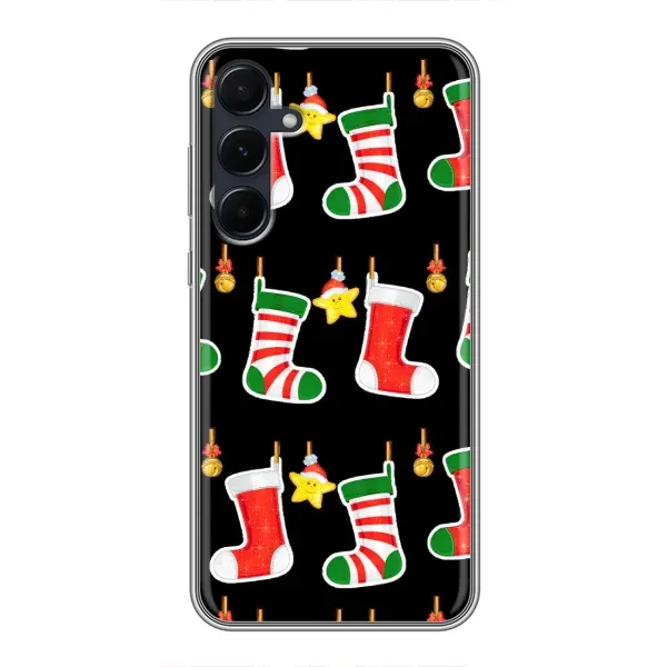 Чехол с рисунком «Рождественские подарки» для Samsung Galaxy A55