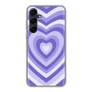 Чохли з тематикою "Маленькі Сердчеки" на Samsung Galaxy A55 (Серце фіолет)