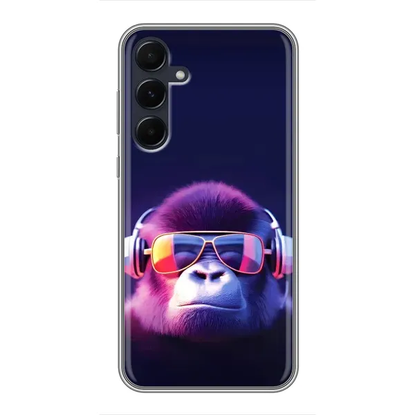 Чехол с рисунком «Стильная обезьяна» для Samsung Galaxy A55