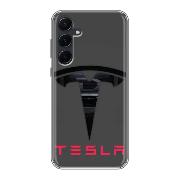 Чехол с рисунком «Logo TESLA» для Samsung Galaxy A55 Чехол с рисунком «Logo TESLA» для Samsung Galaxy A55