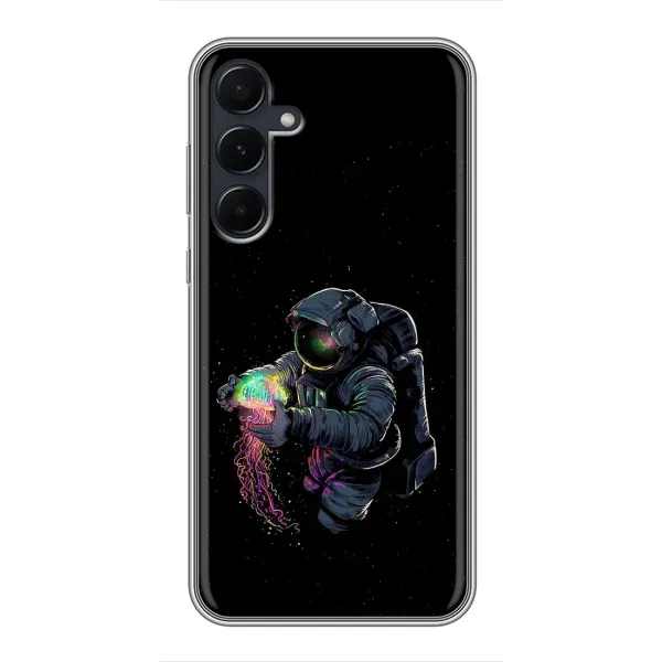 Чехол с рисунком «В руках земля» для Samsung Galaxy A55 Чехол с рисунком «В руках земля» для Samsung Galaxy A55