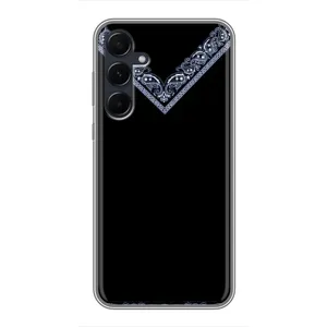 Силиконовый Чехол на Samsung Galaxy A55 (Воротник вышиванки)