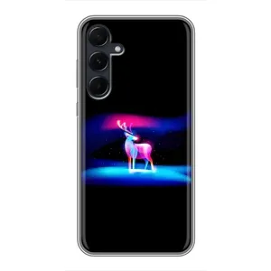 Силіконовий бампер з картинкою звірів для Samsung Galaxy A55 (Яскравий олень)