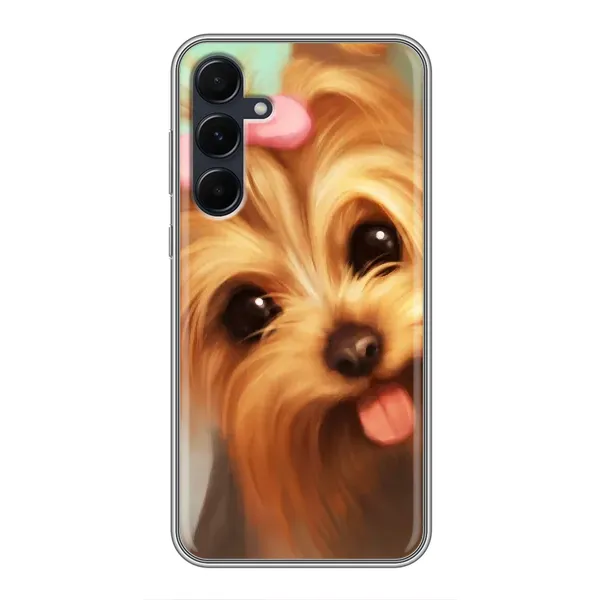 Чехол с рисунком «Йоршенский терьер» для Samsung Galaxy A55 Чехол с рисунком «Йоршенский терьер» для Samsung Galaxy A55