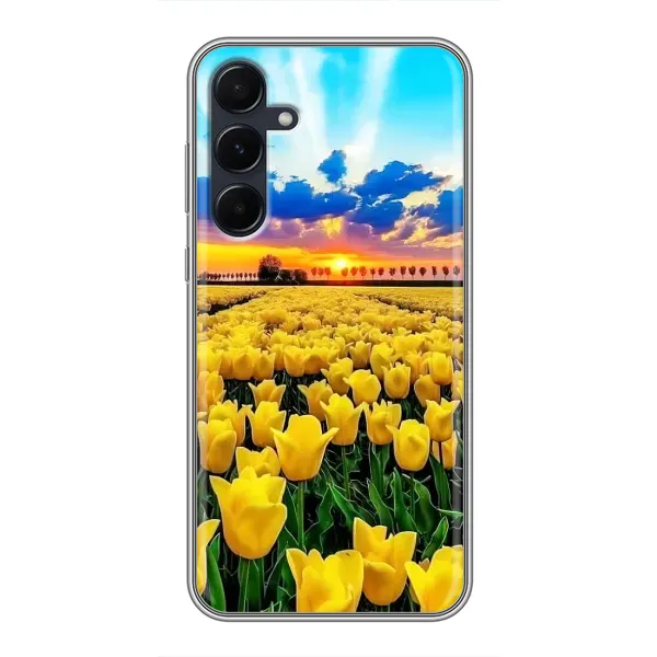 Чехол с рисунком «Желтые тюльпаны» для Samsung Galaxy A55 Чехол с рисунком «Желтые тюльпаны» для Samsung Galaxy A55