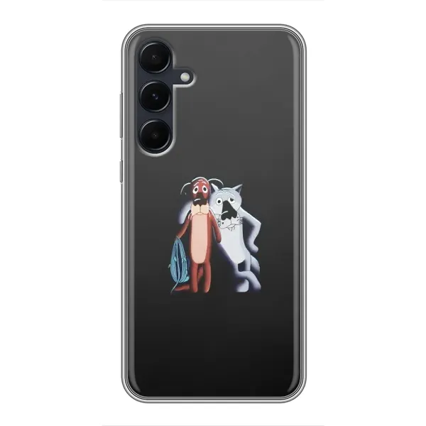 Чехол с рисунком «Шо, опять» для Samsung Galaxy A55