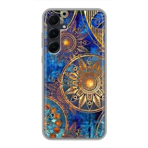 Чехлы со смыслом для Samsung Galaxy A55 (Золотые узоры)