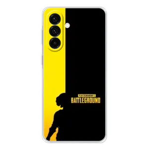 Чехол (TPU) с картинкой "Лого Пабг" на Гелекси А56 5Джи (Battlegrounds)