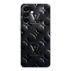 Текстурный Чехол Louis Vuitton для Гелекси А56 5Джи (Черный ЛВ)