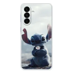 Чехол с рисунком Стич для Samsung Galaxy A56 5G (Стич с цветочком)