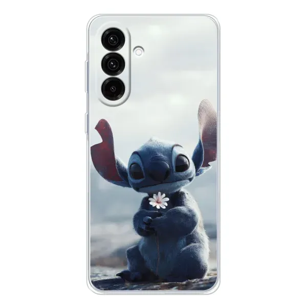 Чехол с рисунком «Стич с цветочком» для Samsung Galaxy A56 5G Чехол с рисунком «Стич с цветочком» для Samsung Galaxy A56 5G