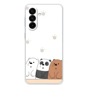 Чохли з зображенням різних тварин на Samsung Galaxy A56 5G (Здивовані ведмедики)