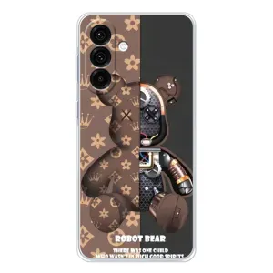 Силиконовый чехол для Samsung Galaxy A56 5G (Медмедь Луи Виттон)