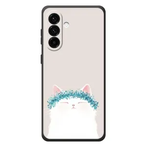 Чехол на тематику: Коты для Samsung Galaxy A57 (Белый котик)