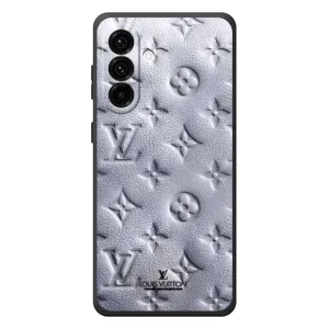 Текстурный Чехол Louis Vuitton для Галакси А57 (Белый ЛВ)