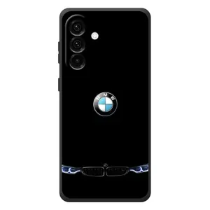 Силиконовый бампер с картинкой машины на Samsung Galaxy A57 (Черный BMW)