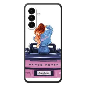 Силіконовый Чохол на Samsung Galaxy A57 з картинкой Модных девушек (Дівчина на машині)