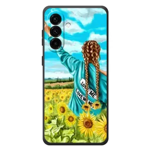 Чохол Стильні дівчата на Samsung Galaxy A57 (Дівчина на полі)