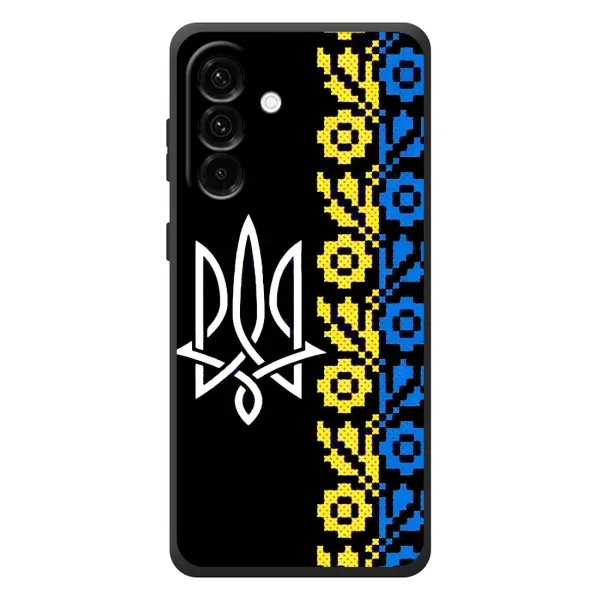 Чехол с рисунком «Герб и вышыванка» для Samsung Galaxy A57