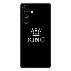 Чехол (Корона на чёрном фоне) для Галакси А57 (KING)