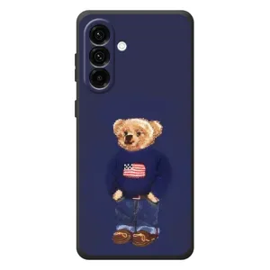 Чехлы Мишка Тедди для Галакси А57 (Мишка USA)