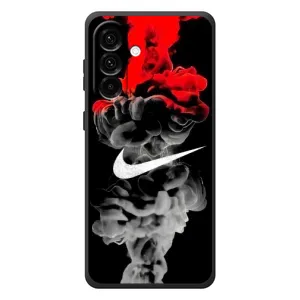 Силиконовый Чехол на Samsung Galaxy A57 с картинкой Nike (Nike дым)