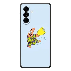 Чехлы с Патриком на Samsung Galaxy A57 (Патрик с подушкой)