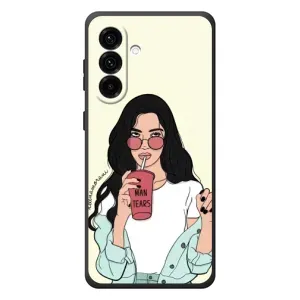 Силіконовый Чохол на Samsung Galaxy A57 з картинкой Модных девушек (З напоєм)