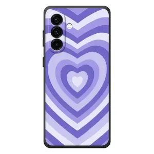 Чохли з тематикою "Маленькі Сердчеки" на Samsung Galaxy A57 (Серце фіолет)