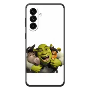 Друкований чохол з принтом Шрек для Samsung Galaxy A57 (Шрек осел і кіт)