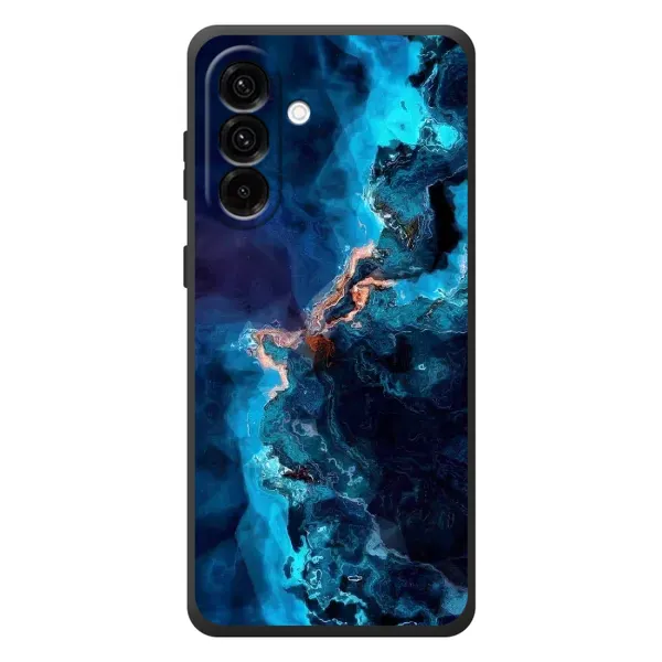 Чехол с рисунком «Синий мрамор» для Samsung Galaxy A57