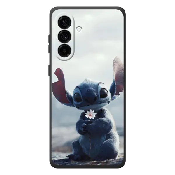 Чохол з малюнком «Стіч з квіткою» для Samsung Galaxy A57 Чохол з малюнком «Стіч з квіткою» для Samsung Galaxy A57