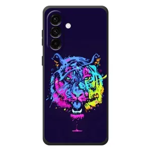 Силиконовый бампер с картинкой животных для Samsung Galaxy A57 (Тигр-Арт)