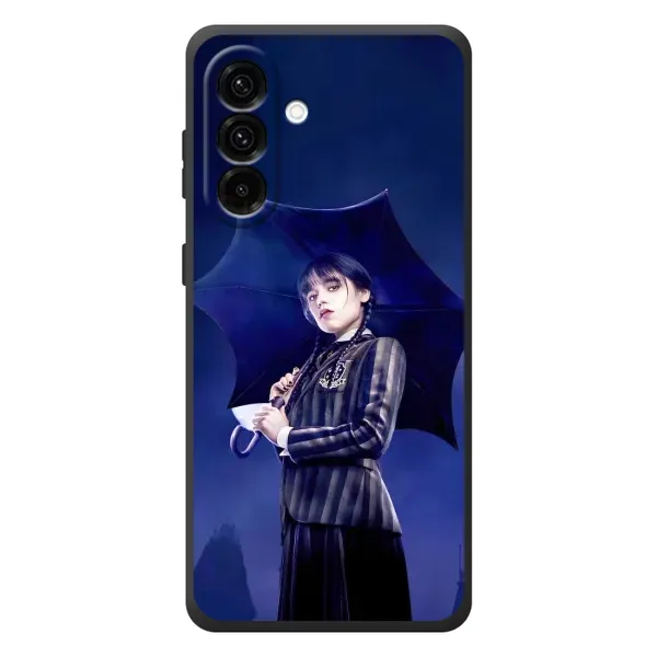 Чехол с рисунком «Уэнсдей с зонтом» для Samsung Galaxy A57 Чехол с рисунком «Уэнсдей с зонтом» для Samsung Galaxy A57