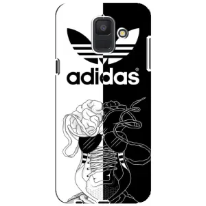 Чехол в стиле "Адидас" для Самсунг А6 (2018) (Adidas шнурки)