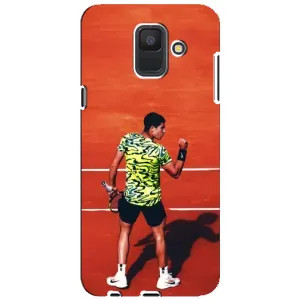 Чехлы с принтом Спортивная тематика для Samsung Galaxy A6 2018, A600F (Алькарас Теннисист)