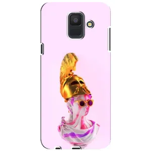 Чехол с Прикольным принтом на Samsung Galaxy A6 2018, A600F (АРТ Статуя)