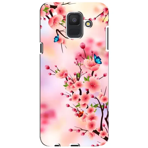 Чехол с рисунком «Бабочки на сакуре» для Samsung Galaxy A6 2018 (A600F) Чехол с рисунком «Бабочки на сакуре» для Samsung Galaxy A6 2018 (A600F)
