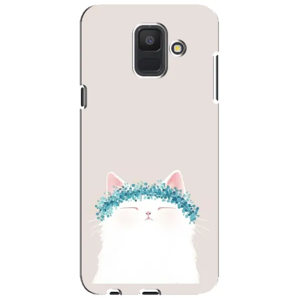 Чехол с рисунком «Белый котик» для Samsung Galaxy A6 2018 (A600F) Чехол с рисунком «Белый котик» для Samsung Galaxy A6 2018 (A600F)
