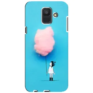 Дівчачий Чохол для Samsung Galaxy A6 2018, A600F (Дівчинка з хмаринкою)
