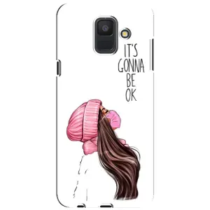Чехол Стильные девушки на Samsung Galaxy A6 2018, A600F (Девушка в маске)