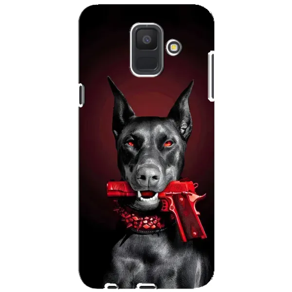 Чехол с рисунком «Доберман злой» для Samsung Galaxy A6 2018 (A600F) Чехол с рисунком «Доберман злой» для Samsung Galaxy A6 2018 (A600F)