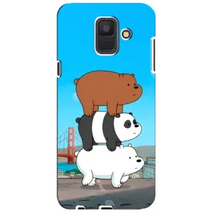 Чохли з Пандами на Samsung Galaxy A6 2018, A600F (Друзі)