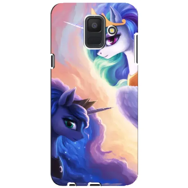 Чехол с рисунком «Единорожки на тучках» для Samsung Galaxy A6 2018 (A600F) Чехол с рисунком «Единорожки на тучках» для Samsung Galaxy A6 2018 (A600F)