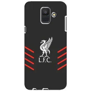 Силиконовые Чехлы принт Футбол на Samsung Galaxy A6 2018, A600F (Эмблема Liverpool)