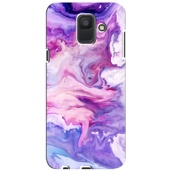 Чехол с рисунком «Фиолетовый мрамор» для Samsung Galaxy A6 2018 (A600F) Чехол с рисунком «Фиолетовый мрамор» для Samsung Galaxy A6 2018 (A600F)